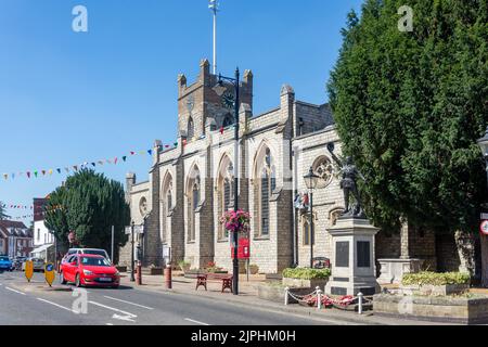 Église Saint Pierre, la rue Windsor, Chertsey, Surrey, Angleterre, Royaume-Uni Banque D'Images