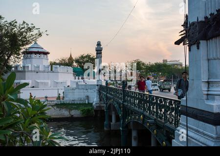 Bangkok, Thaïlande 01 avril 2016 : fort et parc Mahakan à Bangkok, Thaïlande Banque D'Images