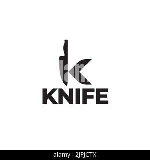 Illustration vectorielle d'une icône de couteau Illustration de Vecteur