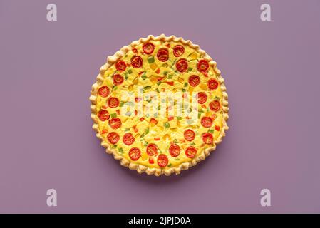 gâteaux de légumes, tartes, quiches, gâteaux de légumes, tartes, quiches Banque D'Images