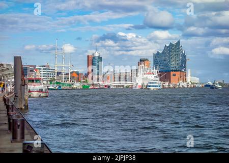 hambourg, hamburger hafen, salle philharmonique d'elbe, port de hambourg, salles philharmonique d'elbe Banque D'Images