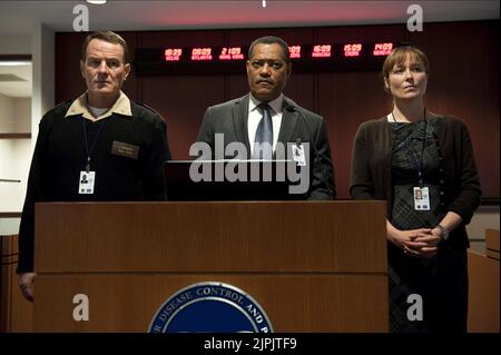 CRANSTON,FISHBURNE,EHLE, CONTAGION, 2011 Banque D'Images