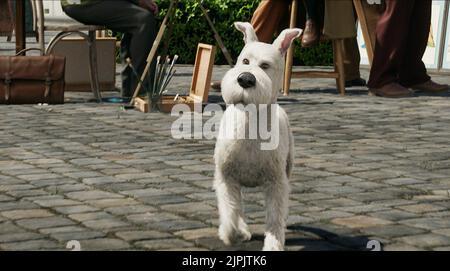 La neige, Les Aventures de Tintin : LE SECRET DE LA LICORNE, 2011 Banque D'Images