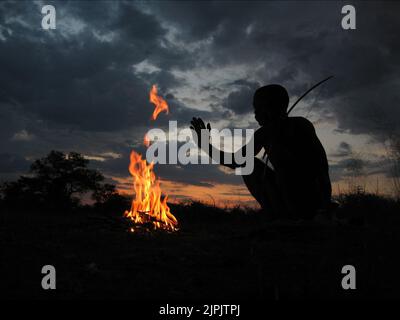BUSHMAN namibienne, heureux, 2011 Banque D'Images