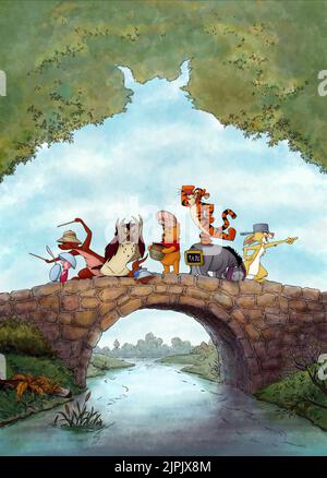 PORCELET,KANGA,OWL,ROO,POOH,TIGGER,EEYORE,LAPIN, WINNIE L'OURSON, 2011 Banque D'Images