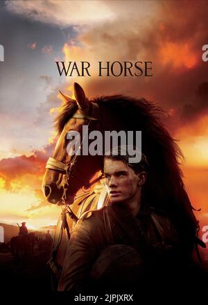 JEREMY IRVINE AFFICHE, CHEVAL DE GUERRE, 2011 Banque D'Images