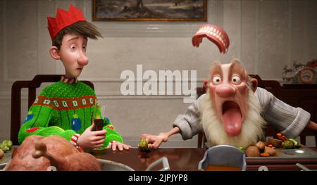 ARTHUR, GRANDSANTA, ARTHUR CHRISTMAS, 2011 Banque D'Images