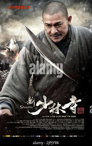 AFFICHE ANDY LAU, SHAOLIN, 2011 Banque D'Images