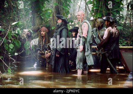 JOHNNY DEPP, IAN MCSHANE, PENELOPE CRUZ, IAN MERCER, PIRATES DES CARAÏBES : SUR STRANGER TIDES, 2011 Banque D'Images