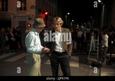 WOODY ALLEN, Owen Wilson, MINUIT À PARIS, 2011 Banque D'Images