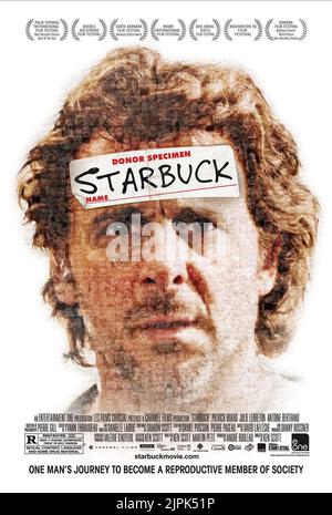 AFFICHE DE PATRICK HUARD, STARBUCK, 2011 Banque D'Images