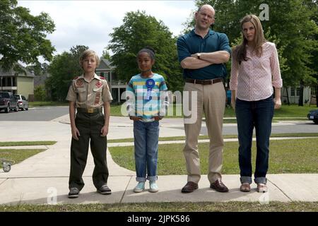 BRETT HILL, YARA SHAHIDI, Rob Corddry, Alicia Silverstone, beurre, 2011 Banque D'Images