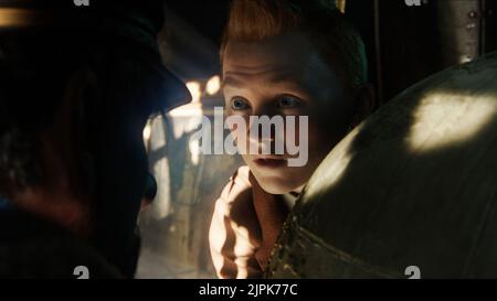 TINTIN, Les Aventures de Tintin : LE SECRET DE LA LICORNE, 2011 Banque D'Images