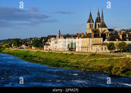 France, Loir-et-cher (41), Vallée de la Loire classée au patrimoine mondial de l'UNESCO, Blois, Eglise Saint-Nicolas Banque D'Images
