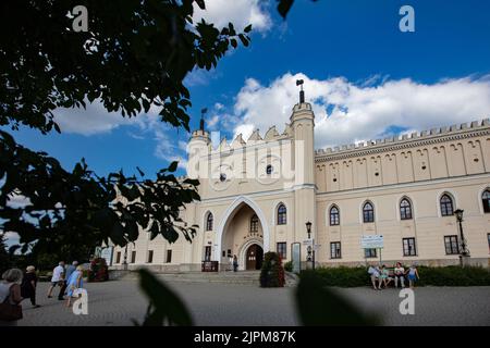 Lublin, Pologne - 11 août 2022:Château de Lublin à Lublin Banque D'Images