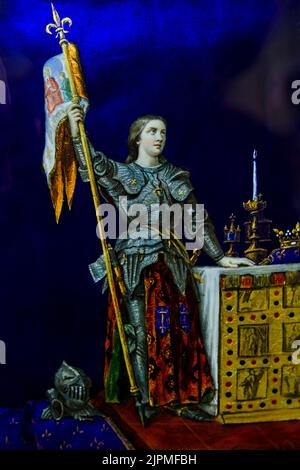 France, Loiret, Orléans, Hôtel Cabu, Musée d'Histoire et d'Archéologie d'Orléans, Jeanne d'Arc par Jean-Auguste-Dominique Ingres Banque D'Images