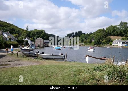 river lerryn dans le village de lerryn, cornwall, royaume-uni août 2022 Banque D'Images