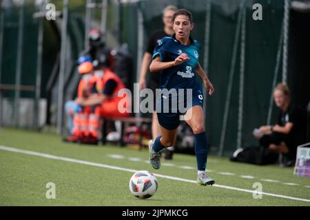 Shahar Nakav de fc qiryat pendant le match Tallin FC Flora et FC qiryat lors du premier tour de qualification de la Ligue des champions des femmes de l'UEFA sur 18 août 2022 au terrain d'entraînement de Juventus, Turin, Italie. Photo Nderim Kaceli Banque D'Images