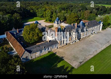 France, Loir-et-cher (41), Sologne, château de Villesavin // France, Loir et cher (41), Sologne, château de Villesavin Banque D'Images