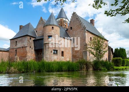 France, Seine Maritime, Blangy sur Bresle, Manoir Fontaine des rives de la Bresle // France, Seine-Maritime (76), Blangy-sur-Bresle, le MAN Banque D'Images