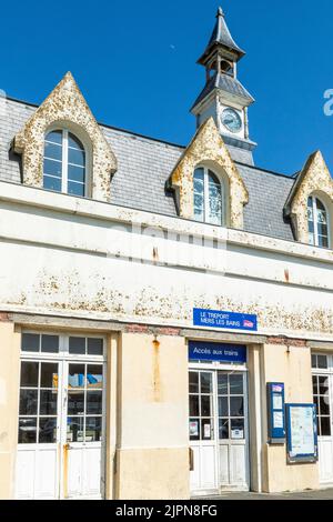 France, somme, Picardie, Mers les bains, Mers les bains Gare le Treport // France, somme (80), Picardie, Mers les bains, gare de Mers-les-B. Banque D'Images