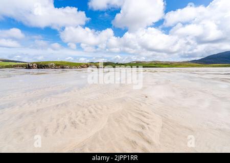 Plage d'Ardriol à Uig Bay sur l'île de Lewis, Écosse, Royaume-Uni Banque D'Images
