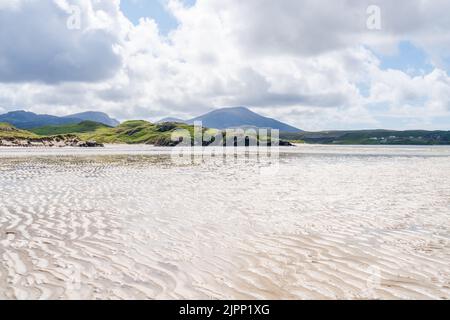 Plage d'Ardriol à Uig Bay sur l'île de Lewis, Écosse, Royaume-Uni Banque D'Images