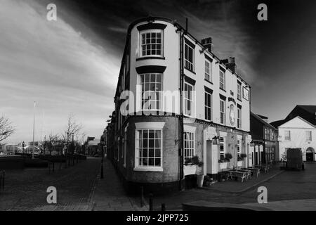 Le pub Minerva à Nelson Street, Hull Marina, Kingston-upon-Hull, East Riding of Yorkshire, Humberside, Angleterre, Royaume-Uni Banque D'Images