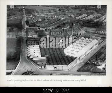 Smith & Calverley Ltd. Usine de fabrication de tissus à Huddersfield. Banque D'Images