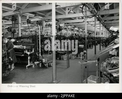 Smith & Calverley Ltd. Usine de fabrication de tissus à Huddersfield. Banque D'Images