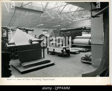 Smith & Calverley Ltd. Usine de fabrication de tissus à Huddersfield. Banque D'Images