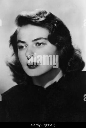 1952 CA., USA : l'actrice INGRID BERGMAN ( 1915 - 1982 ) - atrice - ritratto - portrait - film - cinéma --- Archivio GBB Banque D'Images