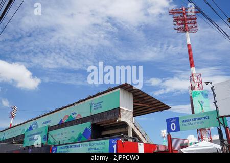 Alajuela, Costa Rica. 13th août 2022. Alajuela, Costa Rica, 13 août 2022: Vue générale du stade Morera Soto lors de la coupe du monde FIFA U20 Womens Costa Rica 2022 match de football entre l'Allemagne et la Nouvelle-Zélande à Morera Soto à Alajuela, Costa Rica. (Daniela Porcelli/SPP) crédit: SPP Sport presse photo. /Alamy Live News Banque D'Images