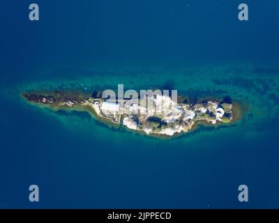 Photographie aérienne prise par drone. La photo a été prise avant le 2014 Banque D'Images