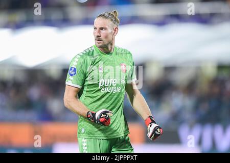 Florence, Italie. 18th août 2022. Lars Unnerstall du FC Twente lors du match de la Ligue des conférences de l'UEFA entre l'ACF Fiorentina et le FC Twente au Stadio Artemio Franchi, Florence, Italie, le 18 août 2022. Credit: Giuseppe Maffia/Alay Live News Banque D'Images