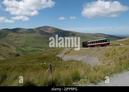 Snowdon Mountain Railway, Llanberis, pays de Galles, Royaume-Uni Banque D'Images