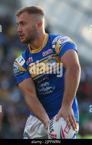 Leeds, Royaume-Uni. 19th août 2022. Headingley Stadium, Leeds, West Yorkshire, 19th août 2022. Betfred Super League Leeds Rhinos v Warrington Wolves Jarrod OÕConnor de Leeds Rhinos crédit: Touchlinepics/Alay Live News Banque D'Images