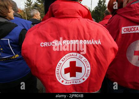 Bucarest, Roumanie - 18 octobre 2018: Les équipes à l'UE module exercices 'eu Modex 2018' recherche urbaine et sauvetage exercice de protection civile. Cette image est f Banque D'Images