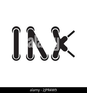 logo shoelace, logo shoe, cordelette Illustration de Vecteur