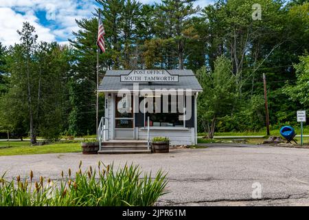 Un petit bureau de poste des États-Unis à South Tamworth, comté de Carroll, New Hampshire. Banque D'Images