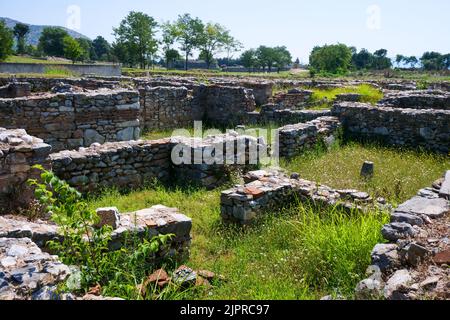 Site archéologique de Philippi, Macédoine, Grèce du Nord-est Banque D'Images