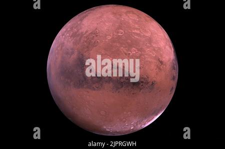 Planète Mars. La planète rouge. Des éléments de cette image ont été fournis par la NASA. Banque D'Images
