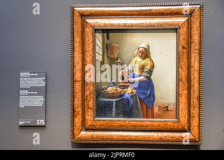 Amsterdam, pays-Bas. Septembre 2020. Tableaux célèbres dans le Rijksmuseum à Amsterdam. Photo de haute qualité Banque D'Images