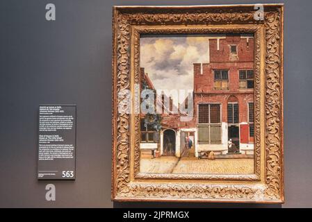 Amsterdam, pays-Bas. Septembre 2020. Tableaux célèbres dans le Rijksmuseum à Amsterdam. Photo de haute qualité Banque D'Images