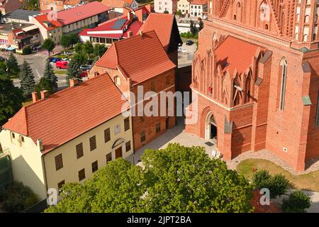 Le complexe de la cathédrale de Frombork, un musée historique des bâtiments médiévaux. Musée Nicolaus Copernic. Pologne Banque D'Images