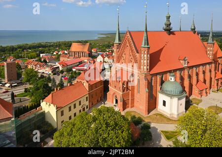 Le complexe de la cathédrale de Frombork, un musée historique des bâtiments médiévaux. Musée Nicolaus Copernic. Pologne Banque D'Images