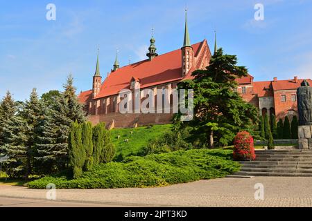 Le complexe de la cathédrale de Frombork, un musée historique des bâtiments médiévaux. Musée Nicolaus Copernic. Pologne Banque D'Images