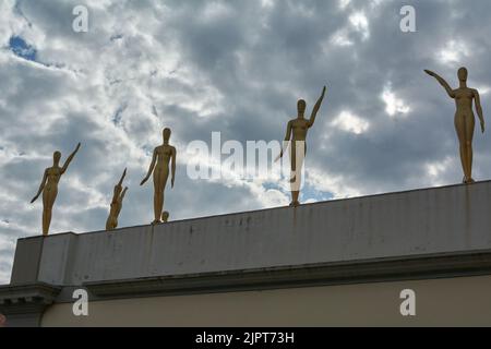 Figueres, espagne-27 février 2022: Théâtre Dali muséun à Figueres Catalunya Espagne. Banque D'Images