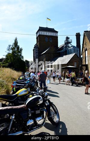 Classic car Meeting en août Hook Norton Brewery Oxfordshire Angleterre royaume-uni 2022 Banque D'Images