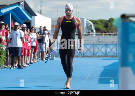 Rome, Italie. 20th août 2022. Joseph Deigham (GBR) pendant les Championnats européens d'Acqutics - eau libre (day1), natation à Rome, Italie, 20 août 2022 crédit: Agence de photo indépendante/Alamy Live News Banque D'Images